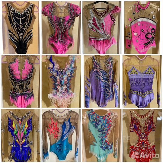 Купальники для художественной гимнастики 116-128 с