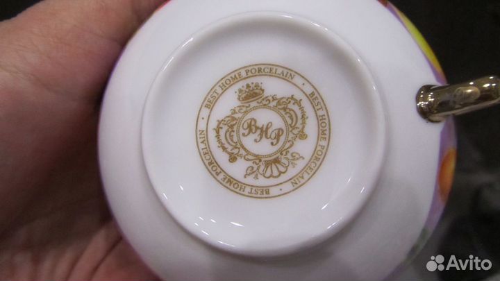 Сервиз фарфор - чашки для кофе или чая красивый