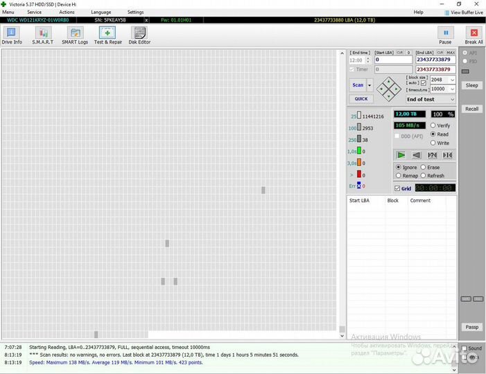 Жесткий диск WD Gold WD121kryz 12TB