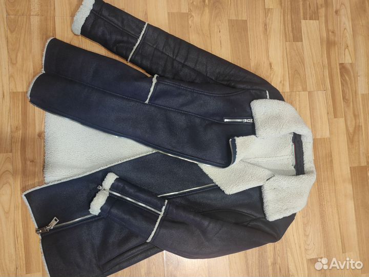 Дубленка женская искуственная 44