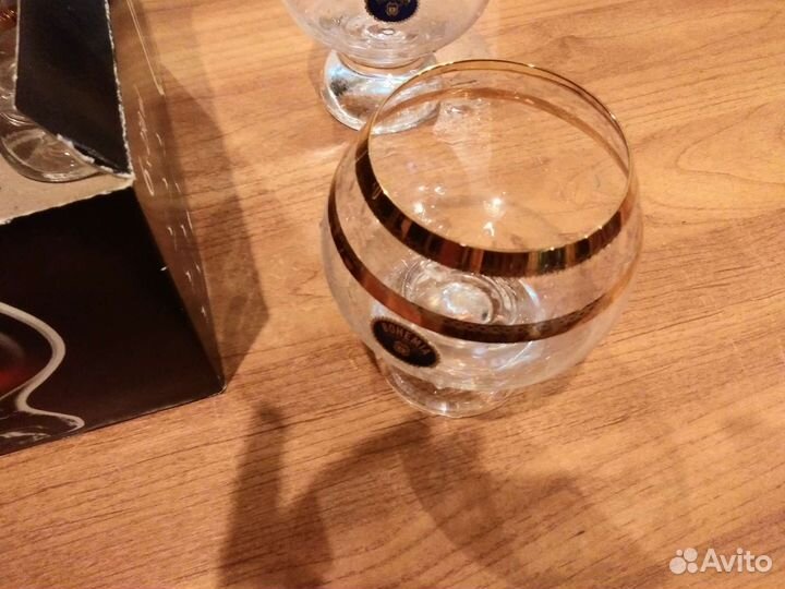 Бокалы под бренди или коньяк и рюмочки