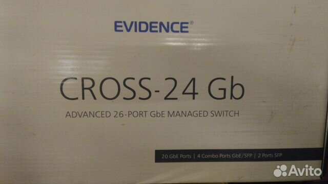 Коммутатор Evidence Cross - 24/Gb