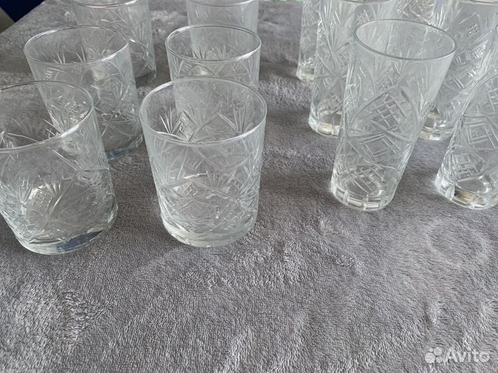 Набор хрустальной посуды