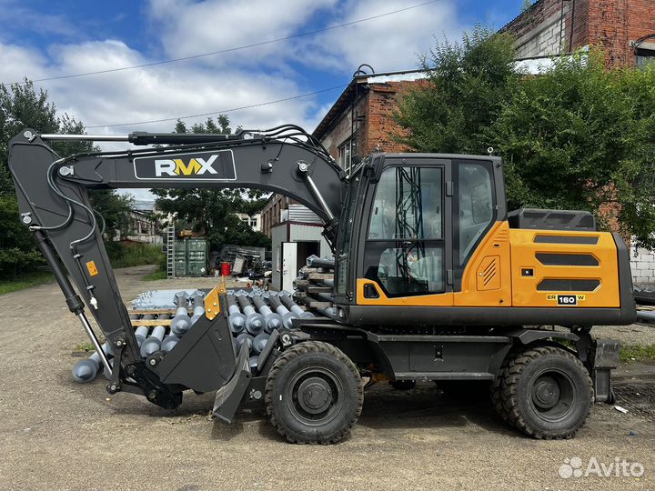 Услуги колесного экскаватора