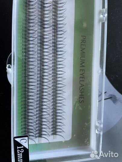 Накладные ресницы пучки