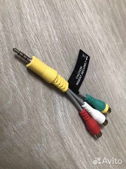 Переходник jack 3.5 на 3 RCA