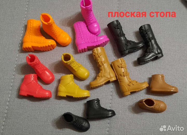 Обувь Сапоги, бутильоны,кросовки для кукол барби