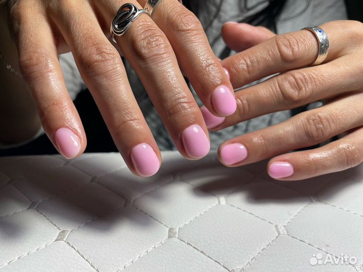Маникюр гель лак,наращивание ногтей, смарт педикюр