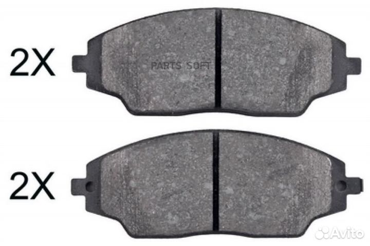 ABS 37987 Колодки тормозные передние