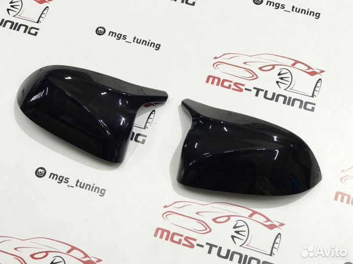 Крышки на зеркала X3M F97 на X3 G01 Черные