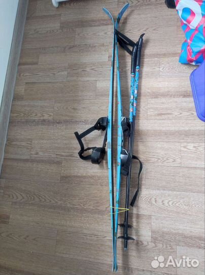 Лыжи беговые детские 120см