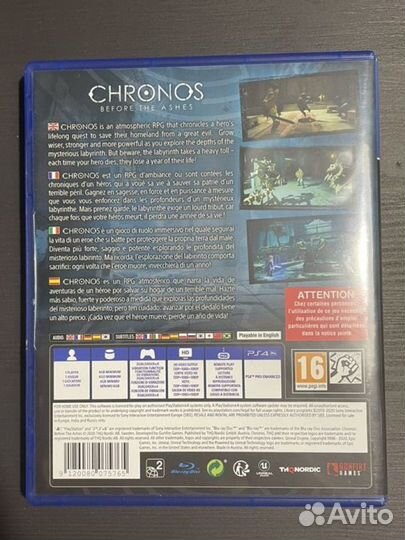 Игра ps4 Chronos before the ashes