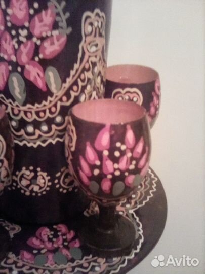 Рюмки и графин посуда СССР