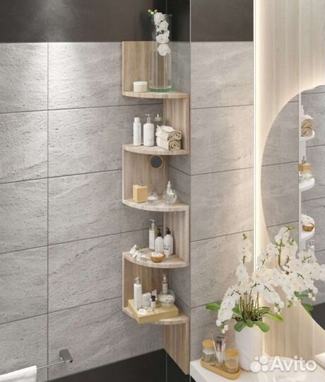 Полка настенная, радиусная