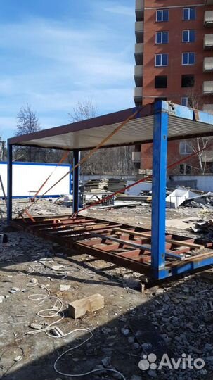 Мощный каркас блок-контейнера 7,5х2,45м бу