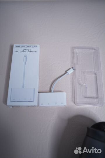 Картридер lightning для iPhone/iPad 4 в 1