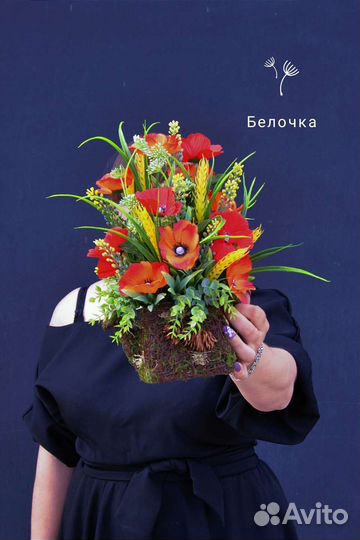 Цветочная композиция на стол, decor. Цветы