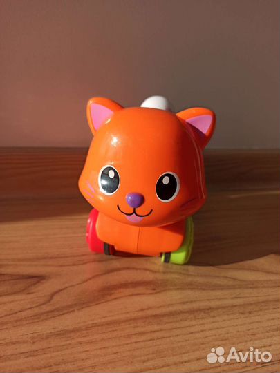 Котик на колёсиках. Игрушка развивающая