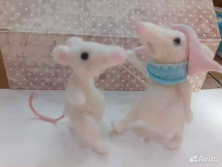 Игрушка Мышь ручная работа