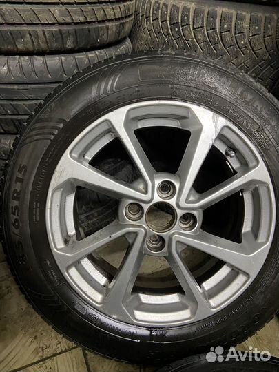 Диски r15 4*100 на летней резине Рио, Солярис