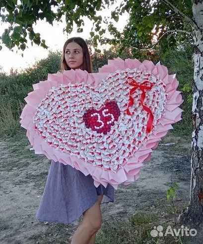 Огромный сладкий букет