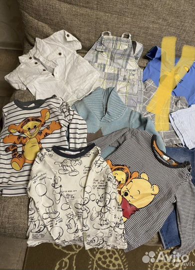 Пакет вещей на мальчика 74- 98 бу