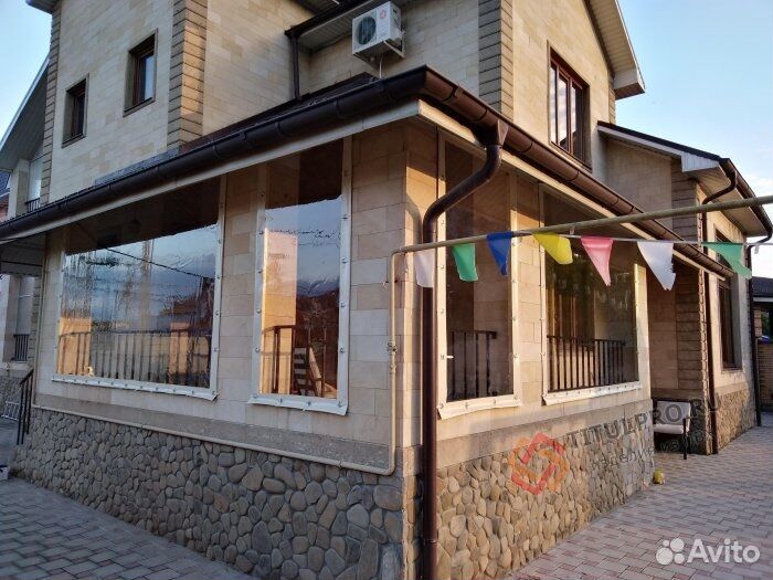 Мягкие окна безрамное остекление