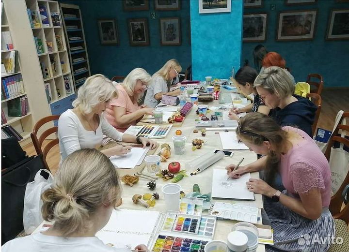 Мастер-класс на корпоратив, арт-вечеринка