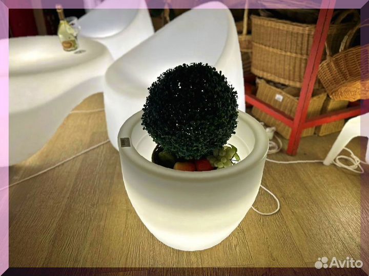 Кашпо с подсветкой