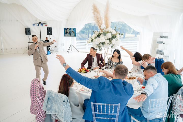 Ведущий на свадьбу + диджей + аппаратура Тамада