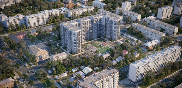 3-к. квартира, 78,4 м², 11/14 эт.