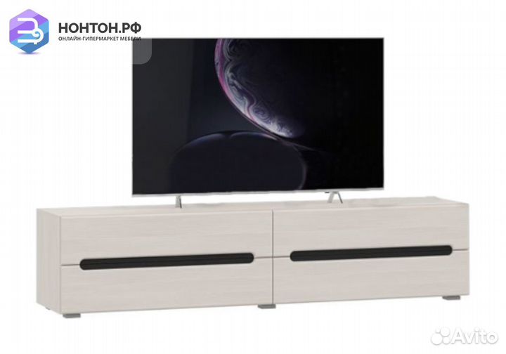 Тумба под тв 2 Эколь сандал светлый