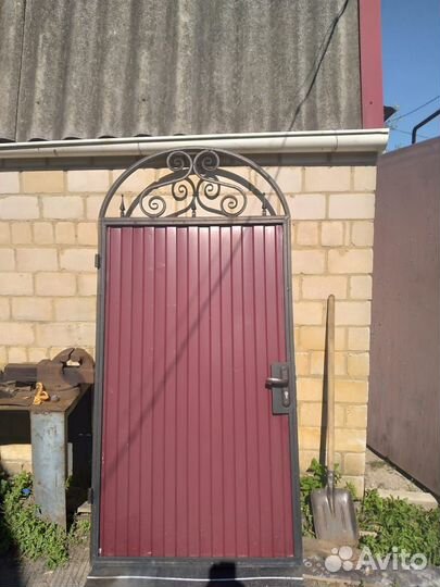 Ворота распашные и калитка бу