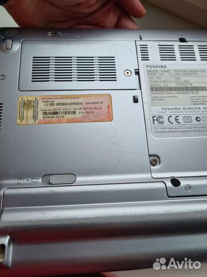 Ноутбук toshiba NB305-10K