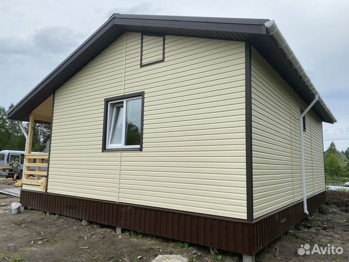 Каркасный дом под ключ 6х8, 6х9