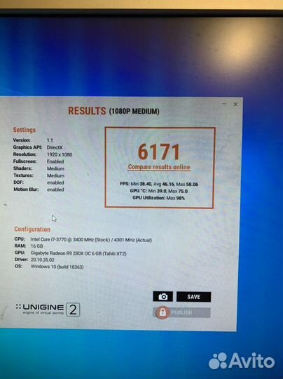 Gigabyte Radeon R9 280x 6GB