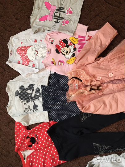Вещи пакетом на девочку 98