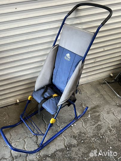 Новые Санки коляска ника