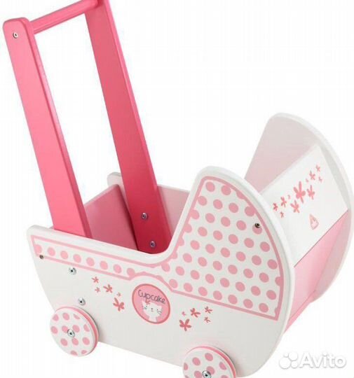 Колясочка деревянная ходунки