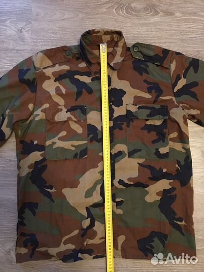 Рубашка камуфлированная с длинным рукавом