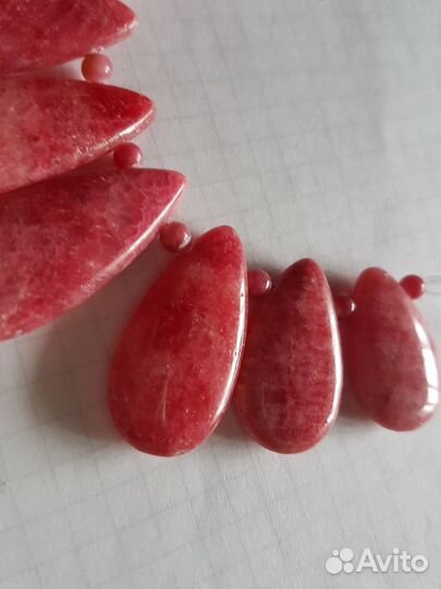 Родохрозит набор подвесок для украшения