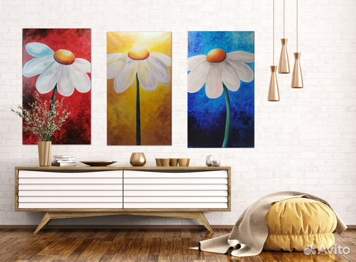 Модульная картина на холсте акрилом