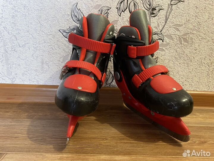 Коньки детские раздвижные 30-33