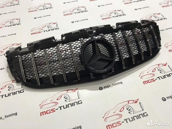 Решетка Mercedes SLC-Class R172 GT Черная звезда