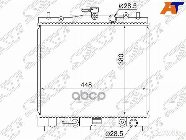 Радиатор охлаждения NS0001K12 Sat