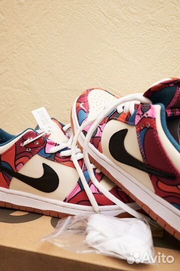 Кроссовки Nike dunk low Parra abstract