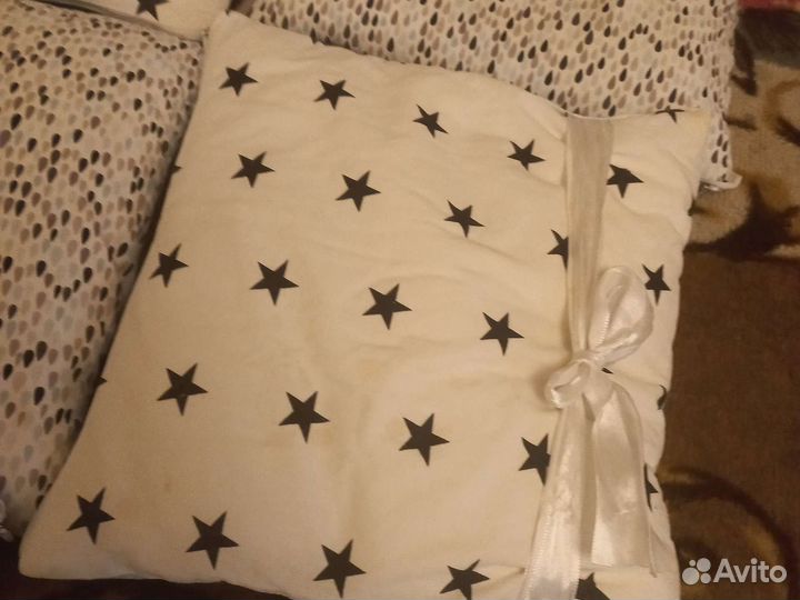 Бортики подушки в детскую кроватку