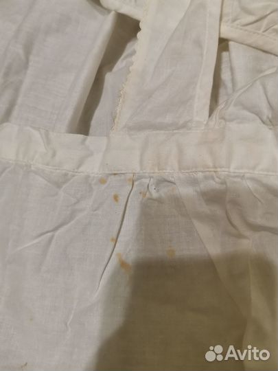 Белый школьный фартук СССР 3 шт