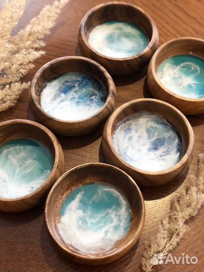 Пиала из эпоксидной смолы