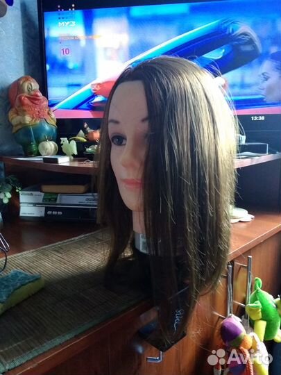 Манекен из натуральных волос